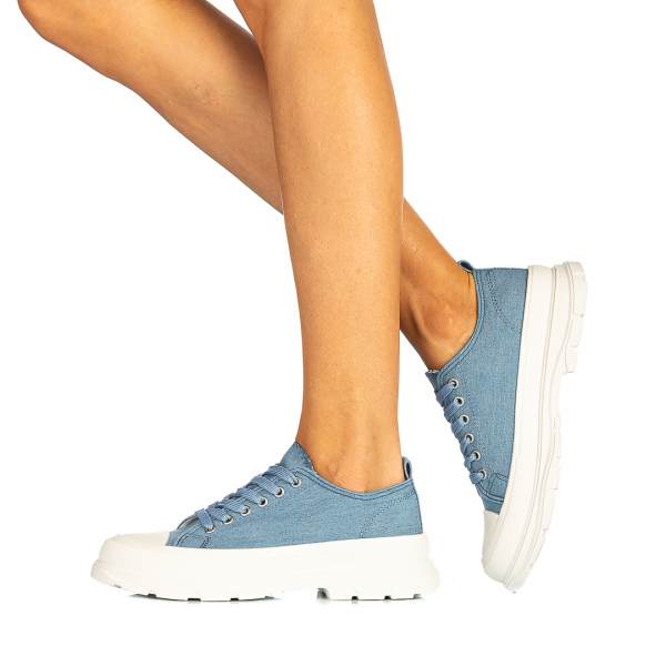 Rava kék női tornacipő, 3 - Kalapod.hu
